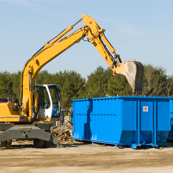 can i request a rental extension for a residential dumpster in Grantsville MD